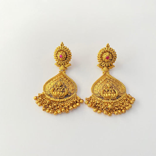 Gold Plated  Lakshmi maa Earring