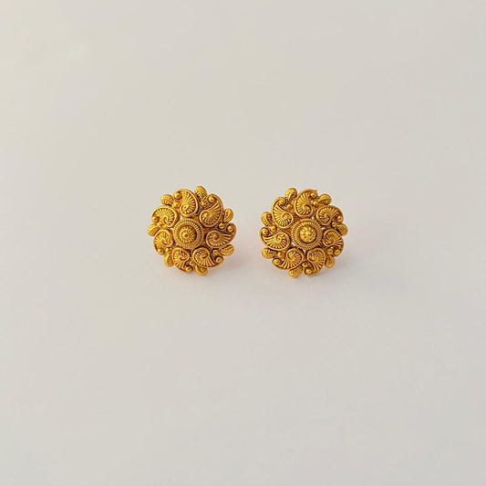 Gold Plated  Traditional Stud