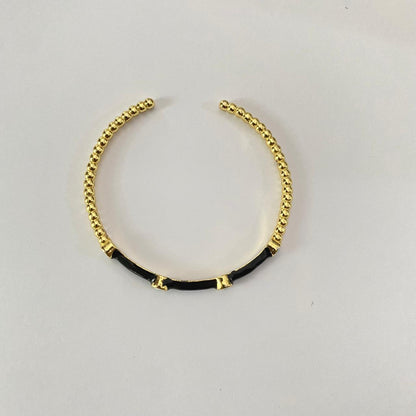 Evil eye gold plated bracelet