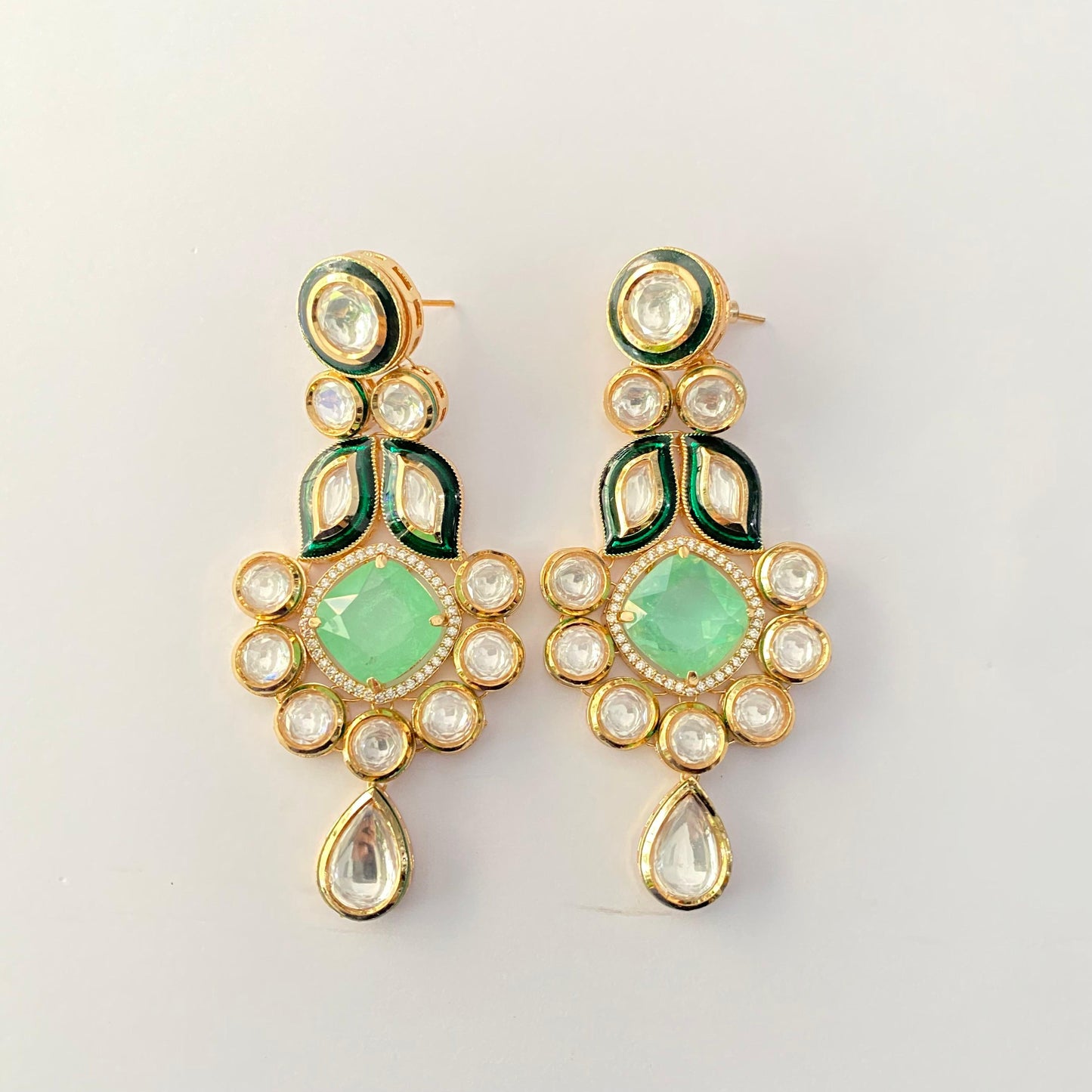 Ethnic Kundan Dangler Earring