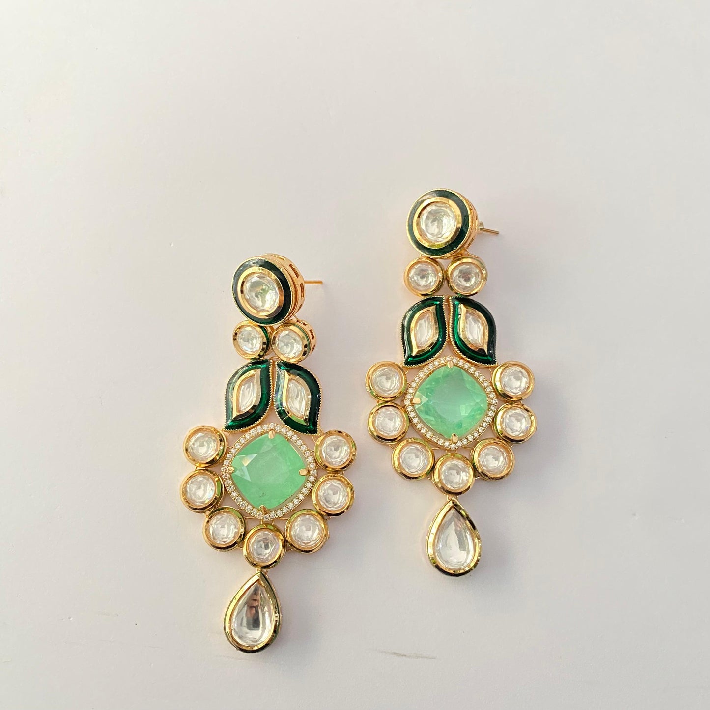 Ethnic Kundan Dangler Earring