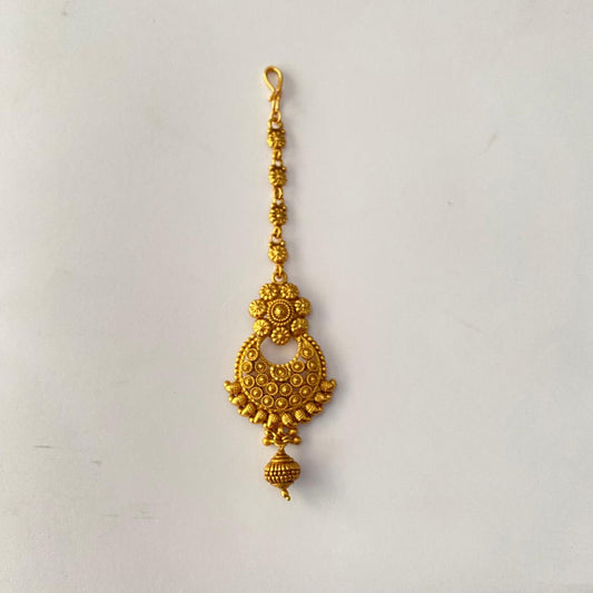 Temple Antique Gold Plated Mangtika