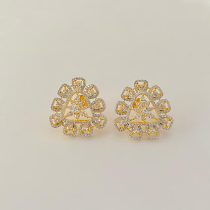 Gold Plated Latest Design Classic Stud