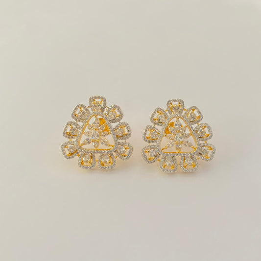 Gold Plated Latest Design Classic Stud