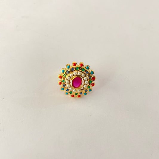 Multi Jadau Ring