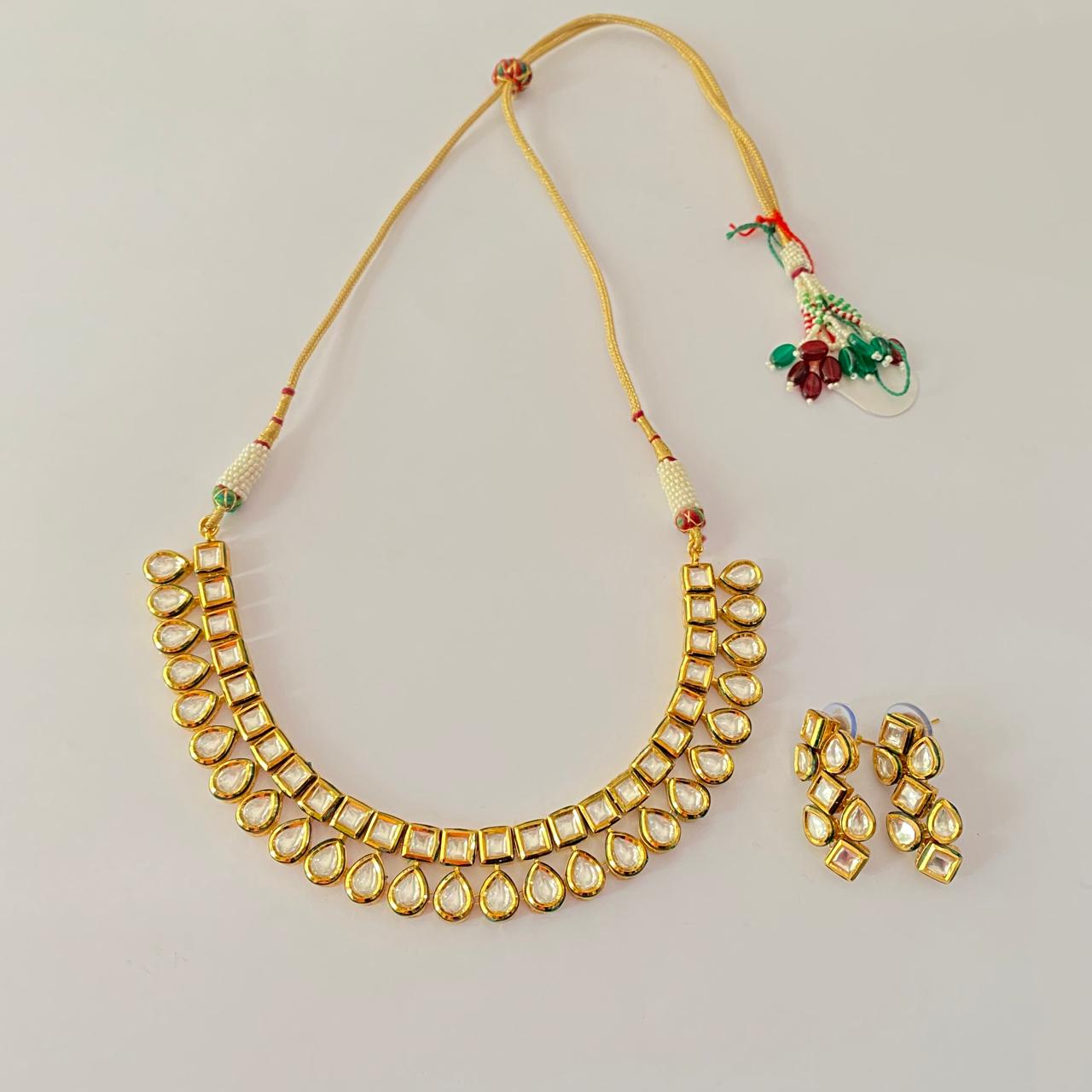 Kundan Polki Necklace set