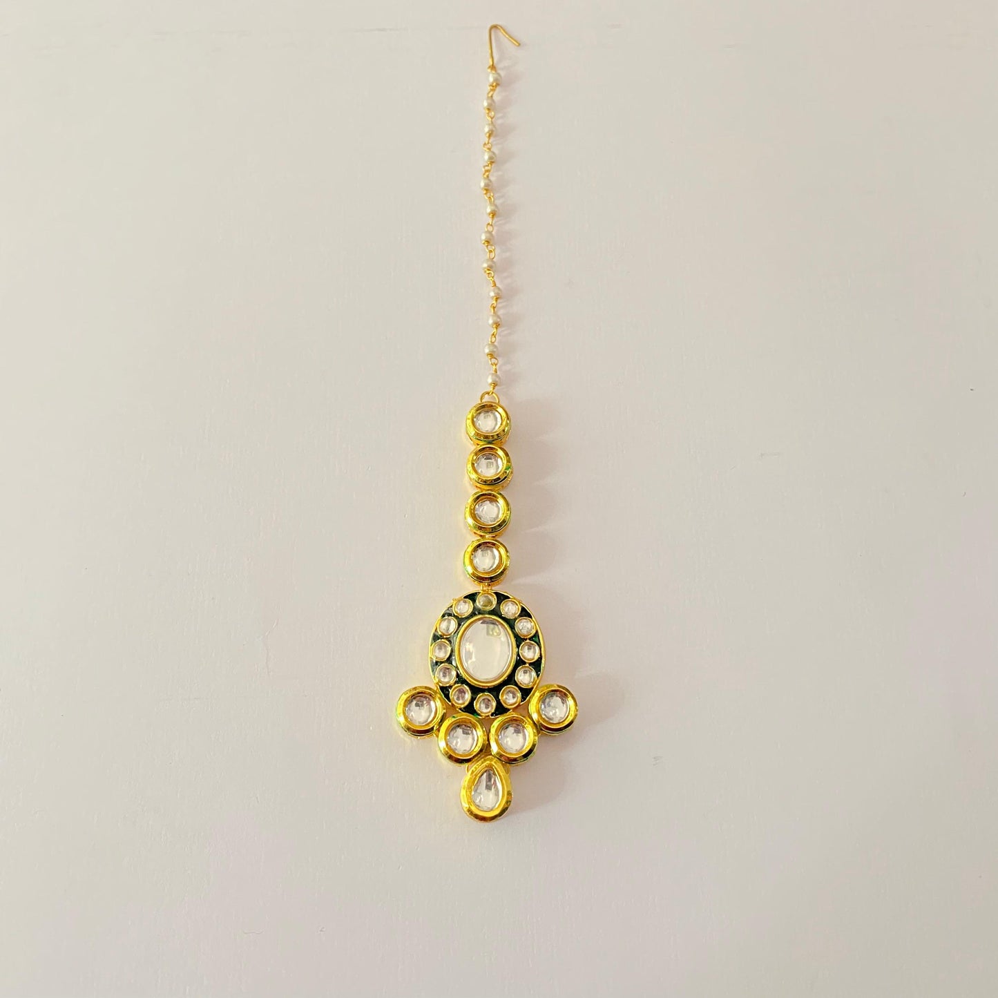 Polki Silver & golden Mangtikka