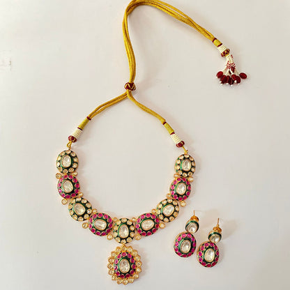 Kundan & Polki Necklace Set