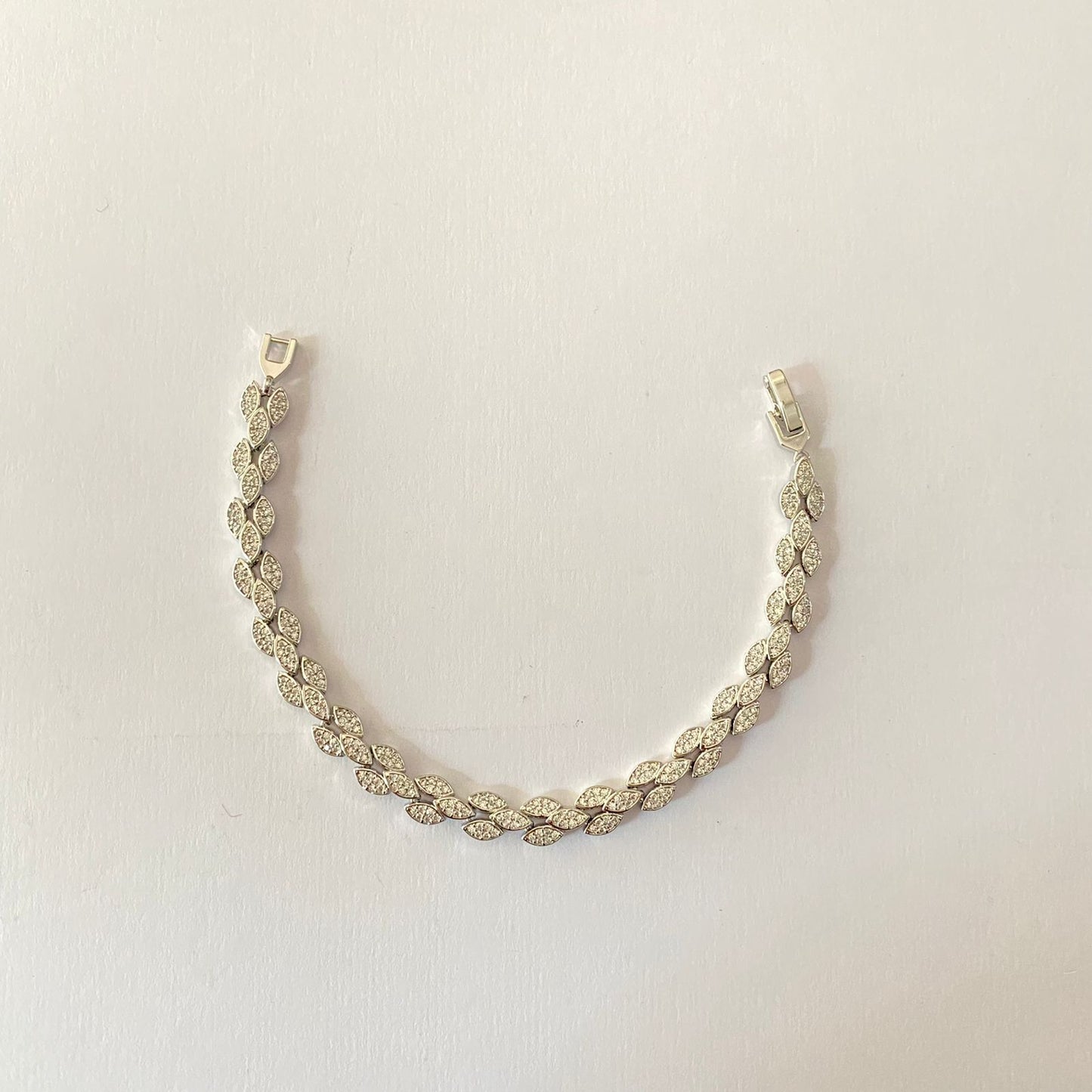 Silver Plated Tennis Bracelet