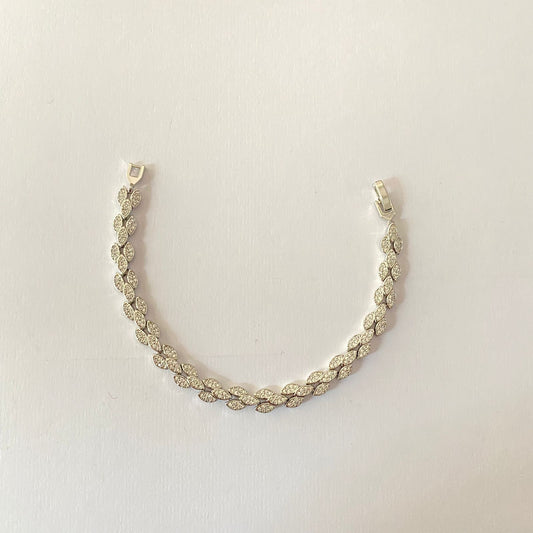Silver Plated Tennis Bracelet