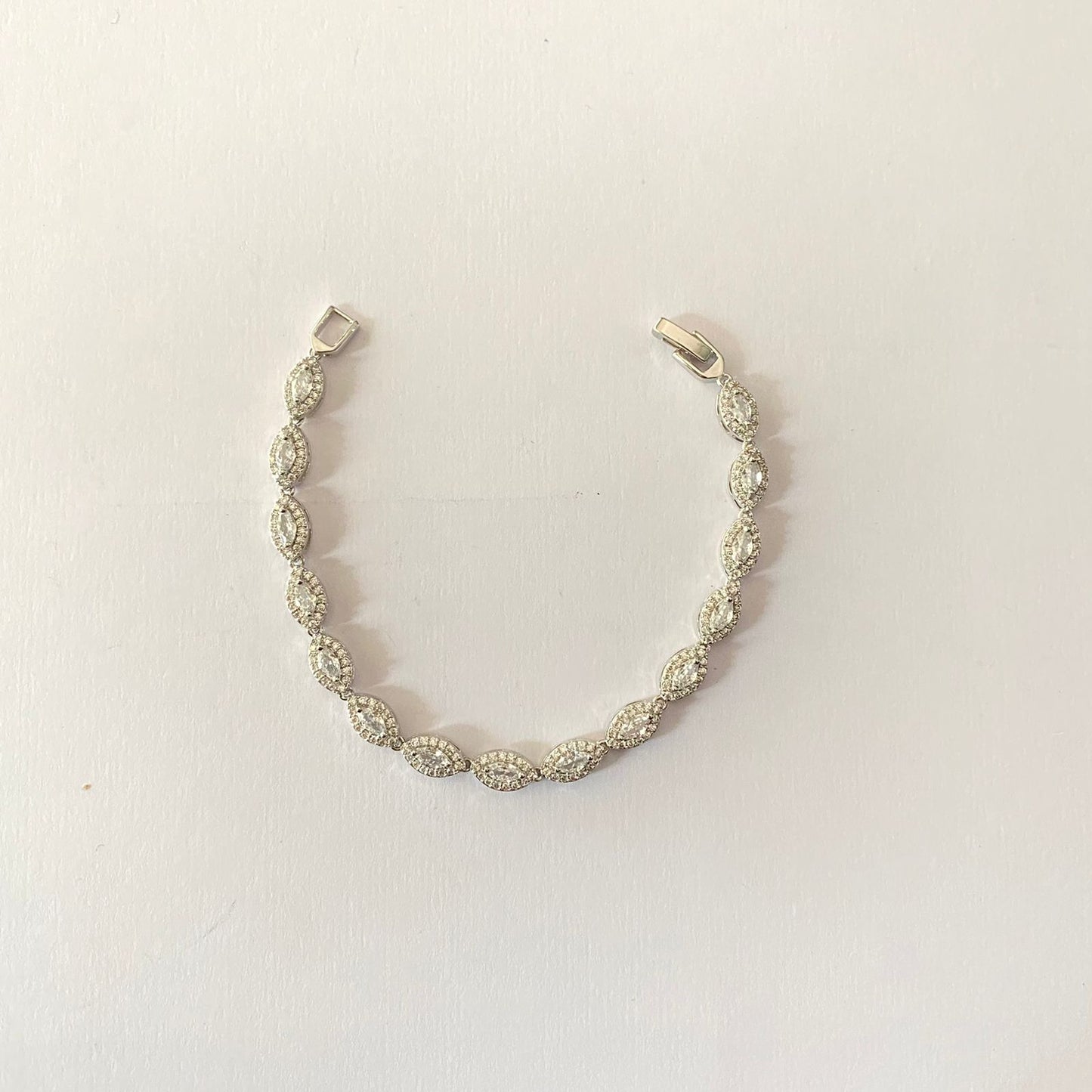 Silver Plated Tennis Bracelet