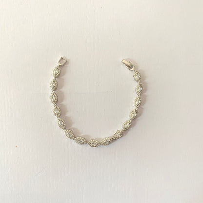 Silver Plated Tennis Bracelet