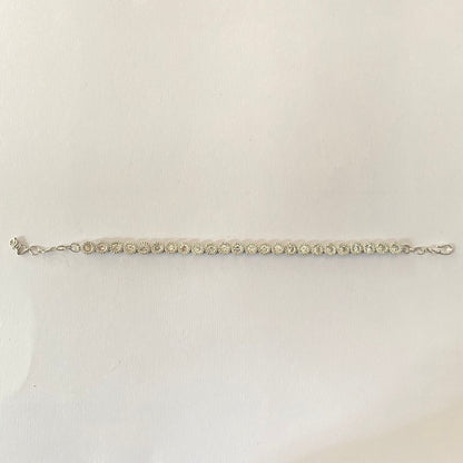 Silver Plated Tennis Bracelet