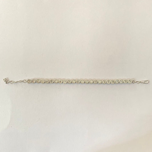 Silver Plated Tennis Bracelet