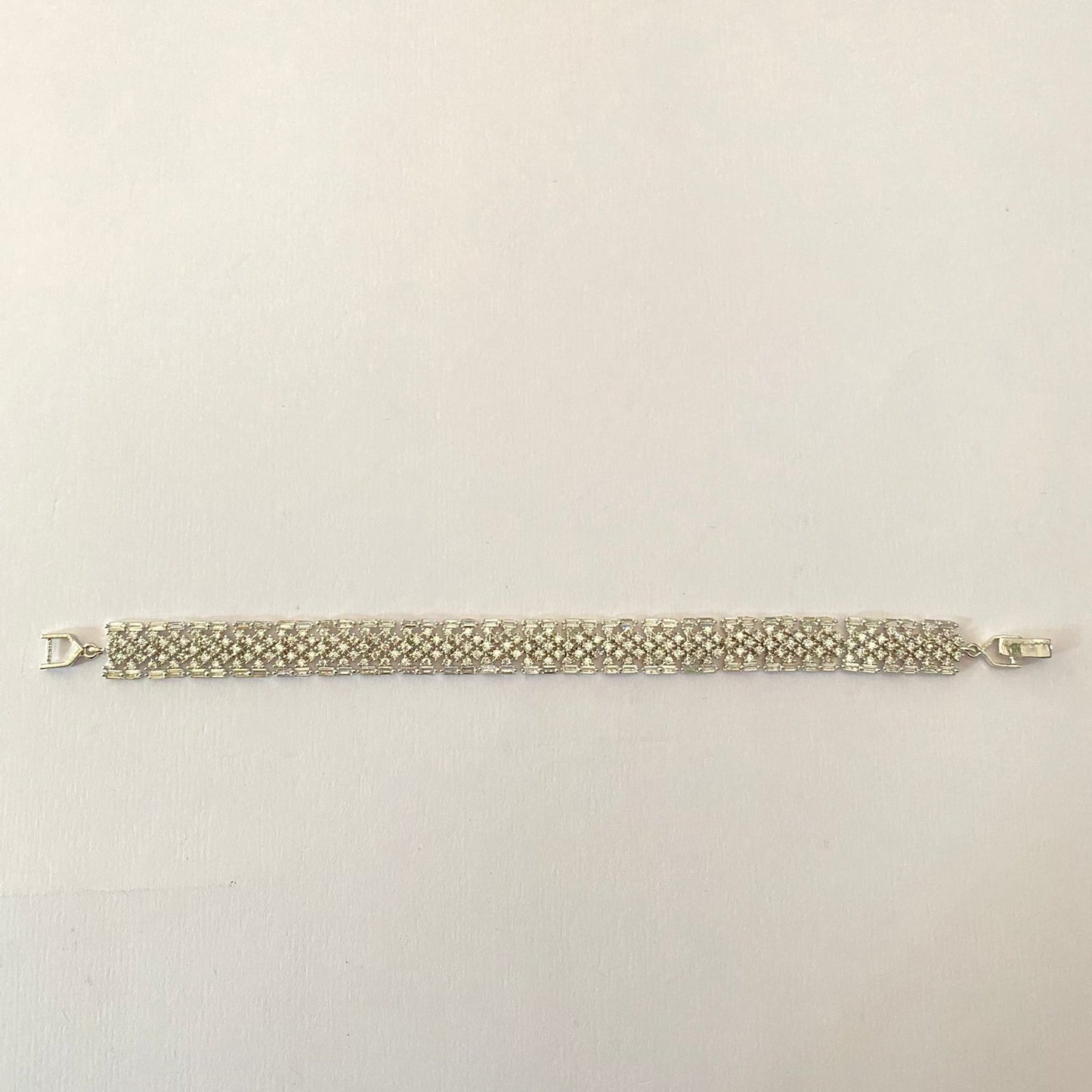 Silver Plated Tennis Bracelet