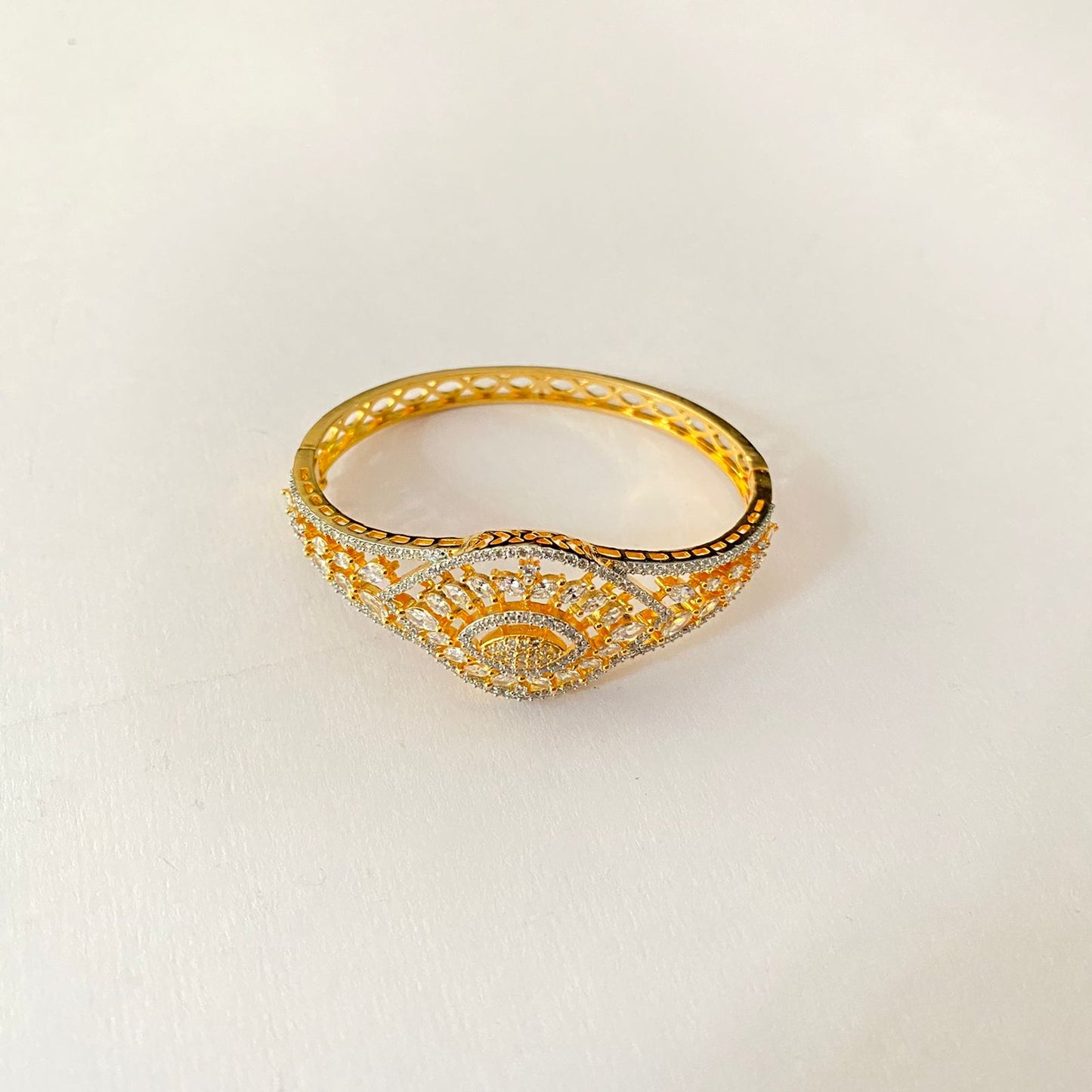 Gold Plated Diamond Bracelet