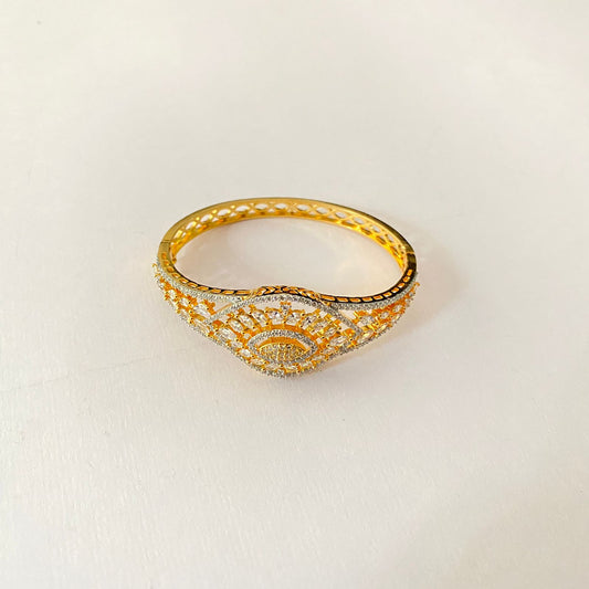 Gold Plated Diamond Bracelet