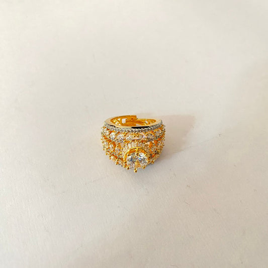 Diamond Gold Plated Ring