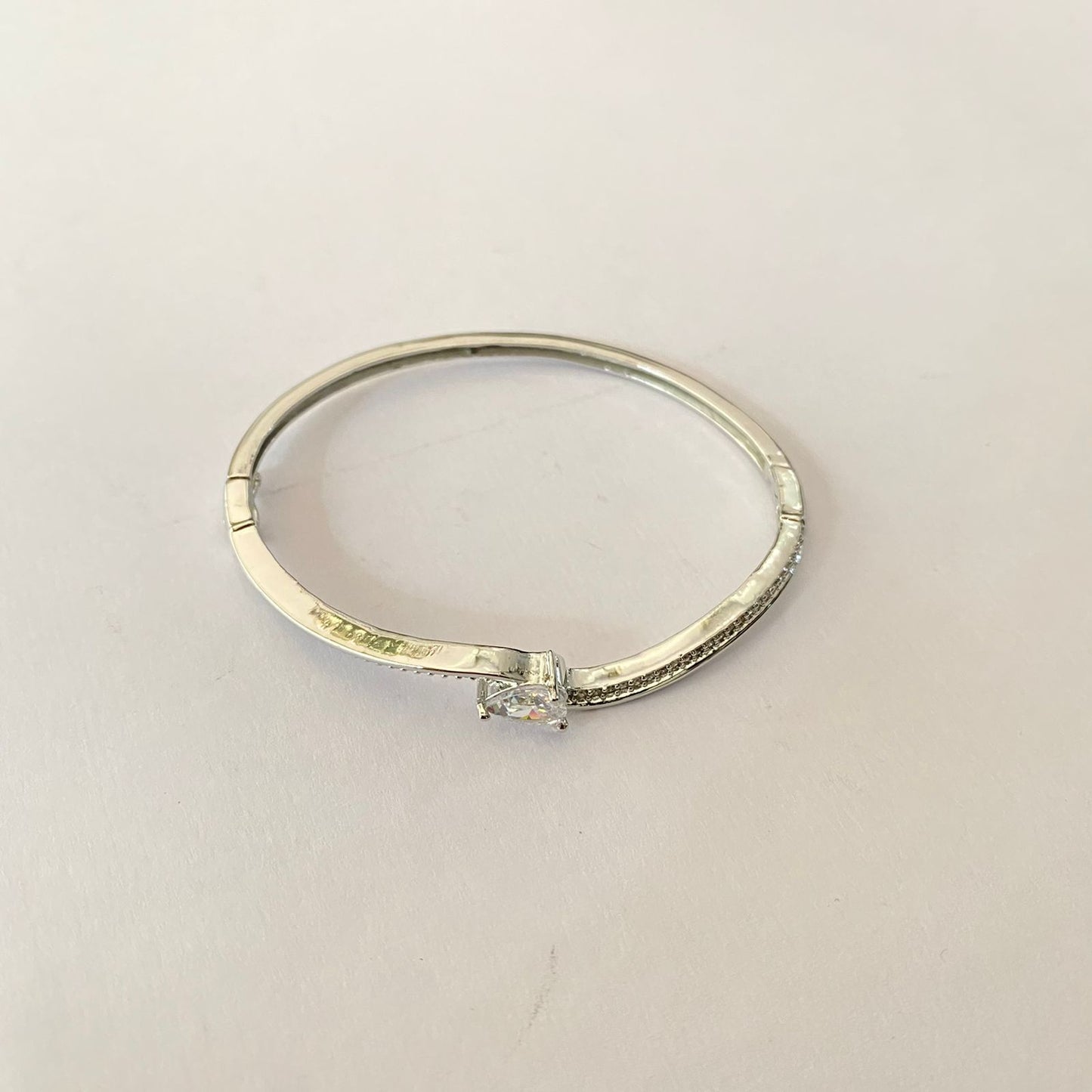 Silver Plated Sleek Bracelet