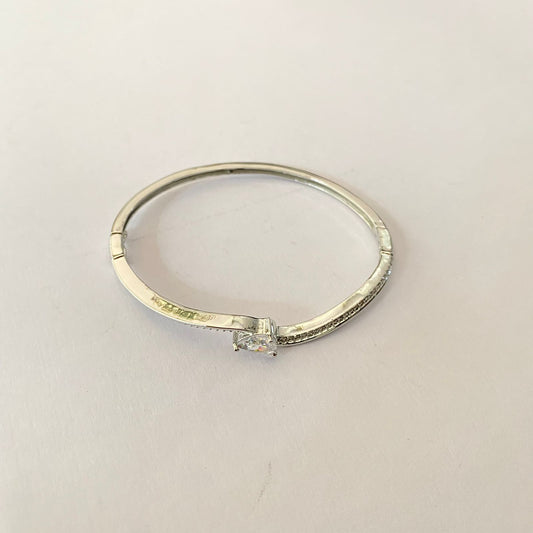 Silver Plated Sleek Bracelet