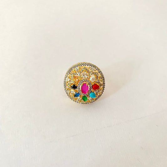 Multi Gold Plated Ring