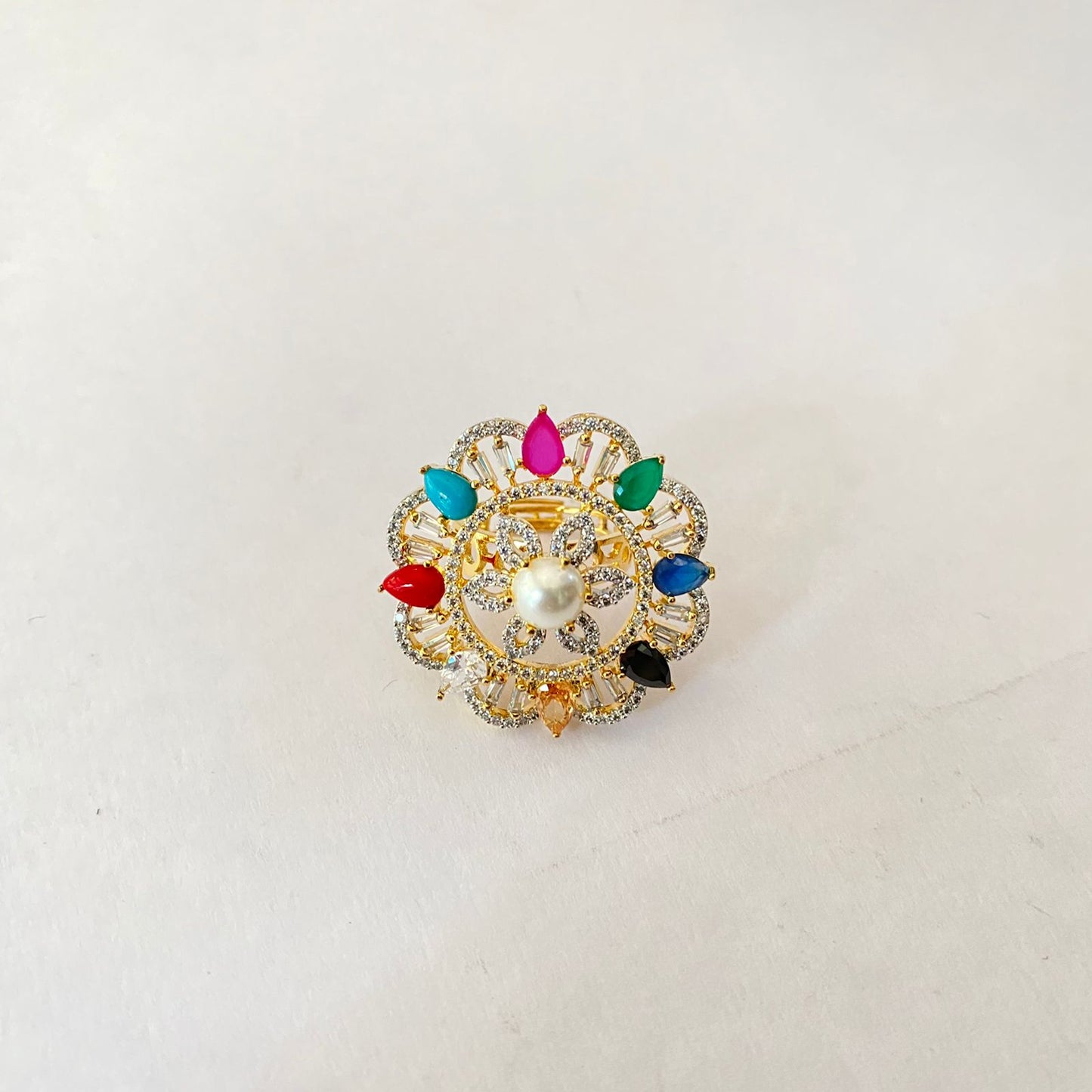 Multi Gold Plated Ring