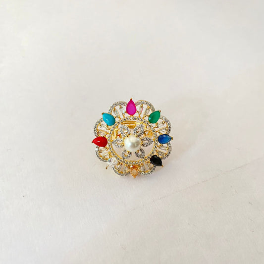 Multi Gold Plated Ring