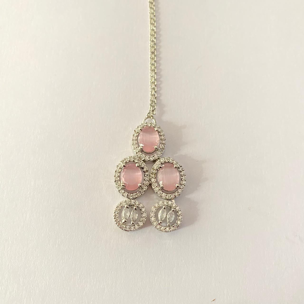 Silver plated  with diamond Mangtika