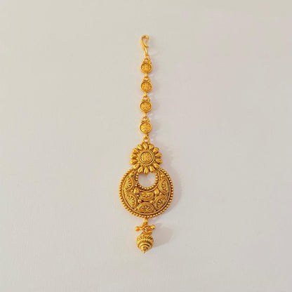 Temple Antique Gold Plated Mangtika