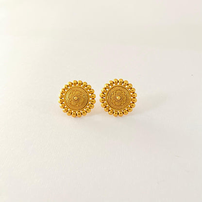 Antique Gold Ethnic Stud New Design