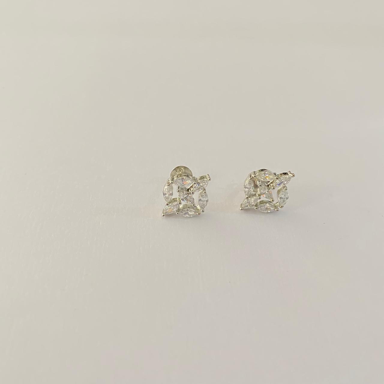 Silver Plated Latest Design Pure Silver 92.5 Earring