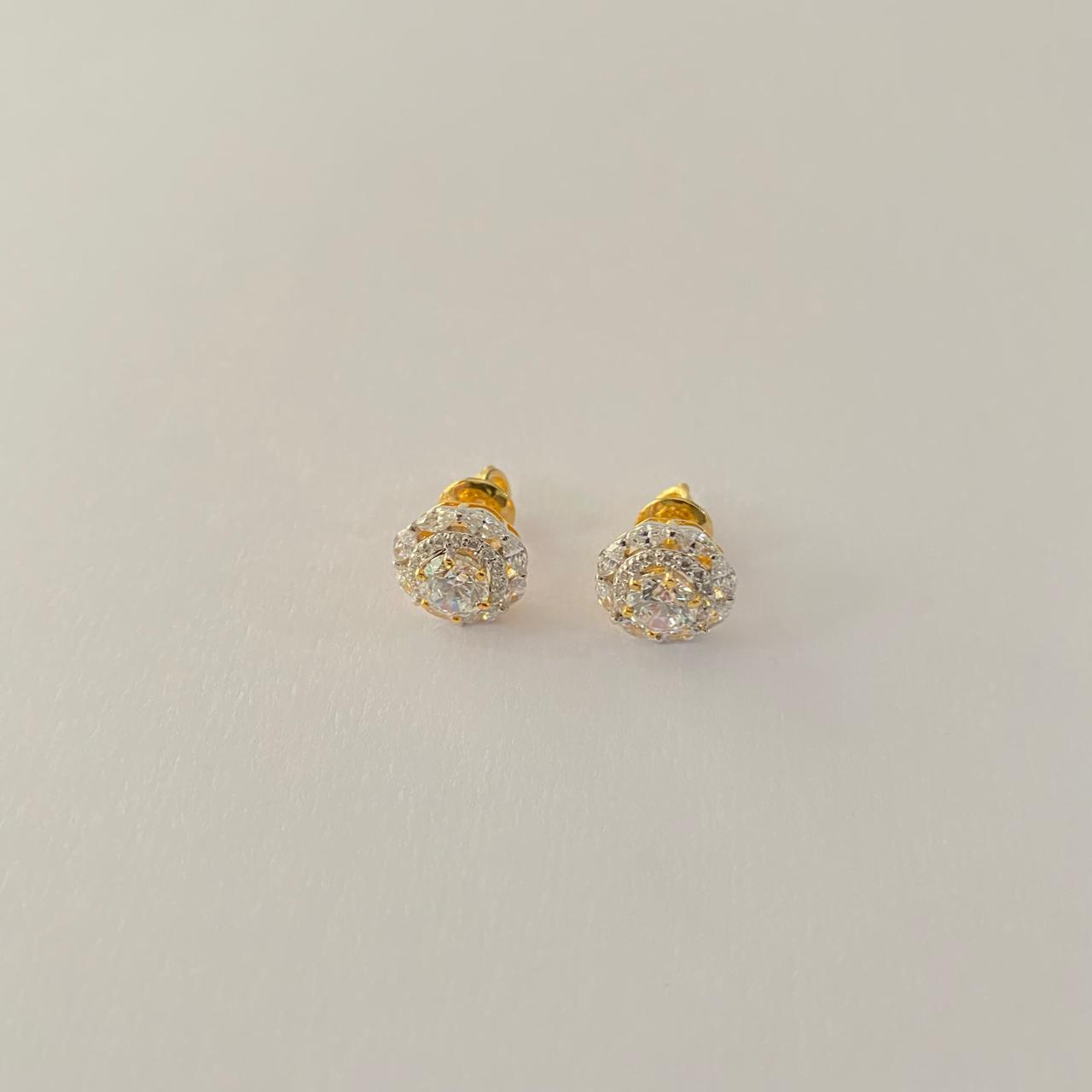 Gold Plated latest Design Pure Silver 92.5 Earring