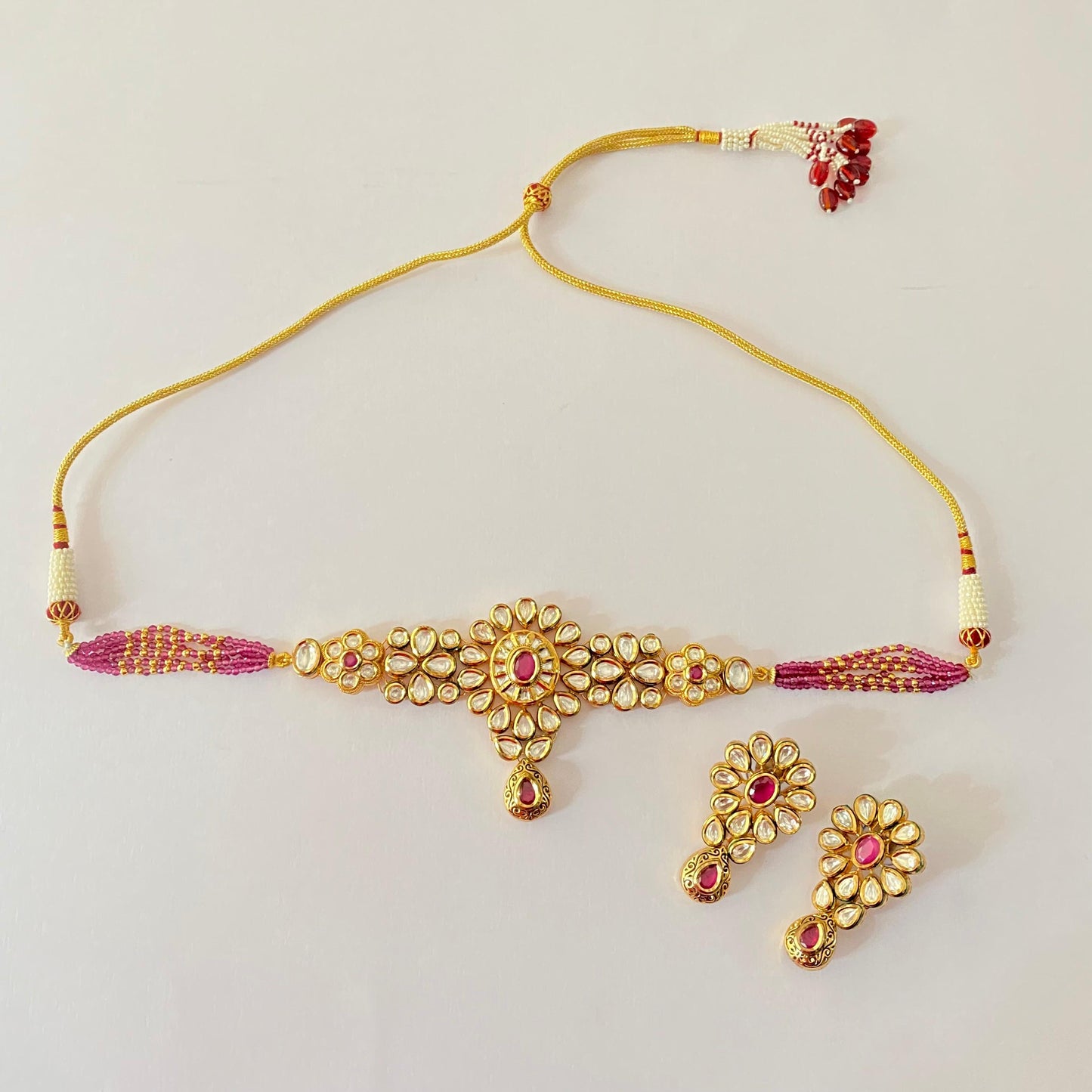 Gold Plated Kundan Choker Set