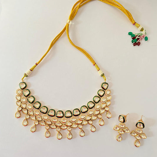 Kundan Gold Plated Necklace Set