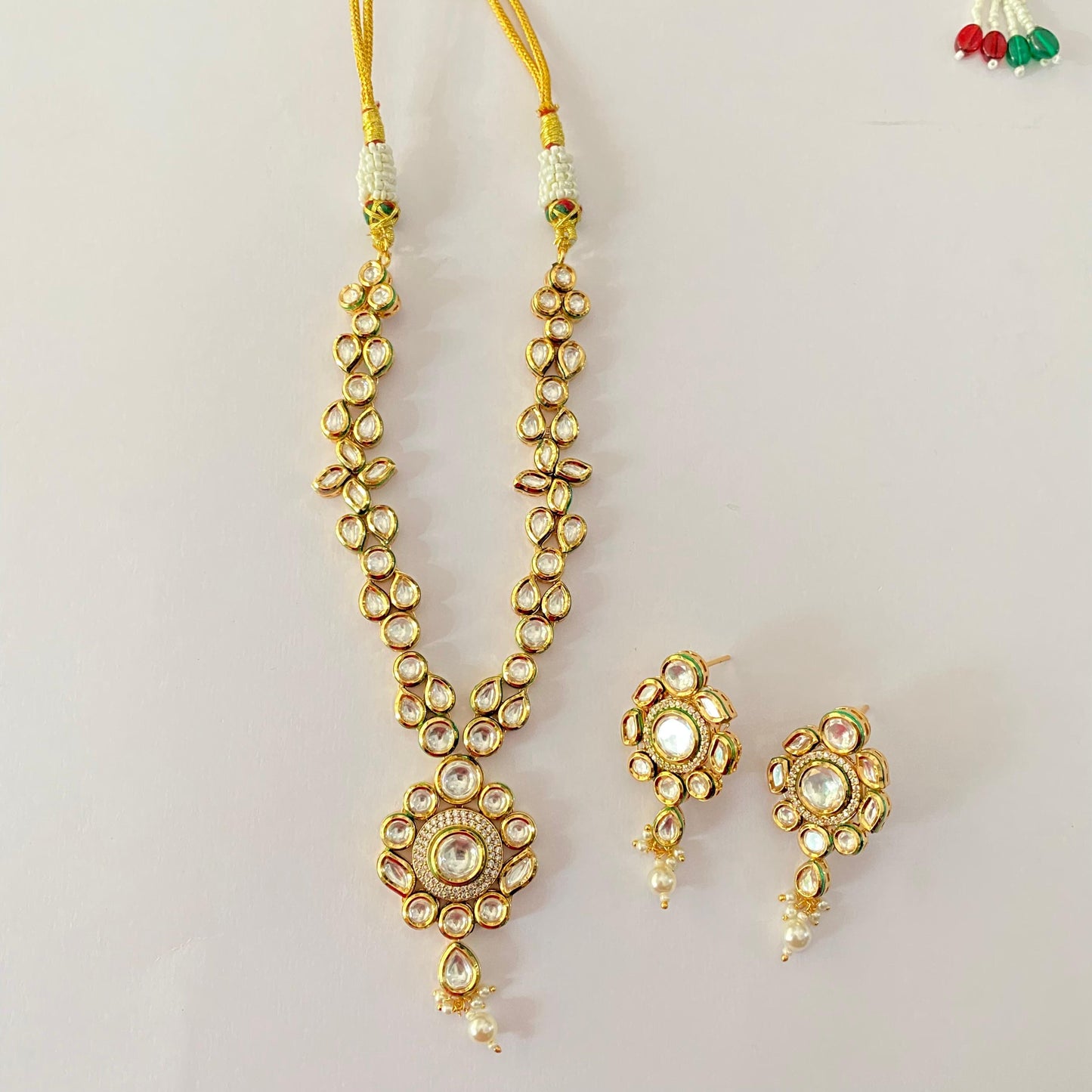 Kundan Gold Plated Necklace Set