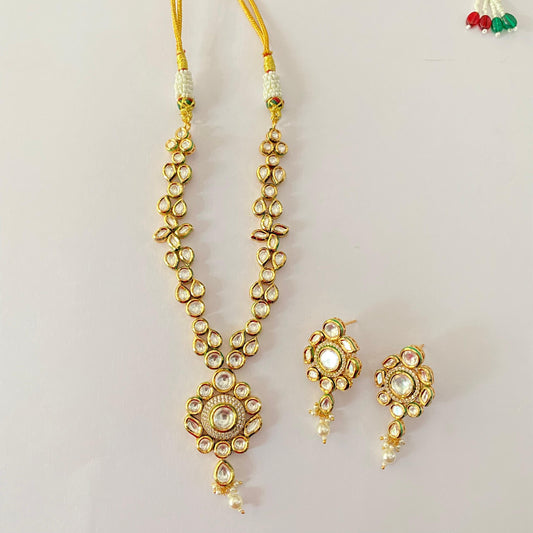 Kundan Gold Plated Necklace Set