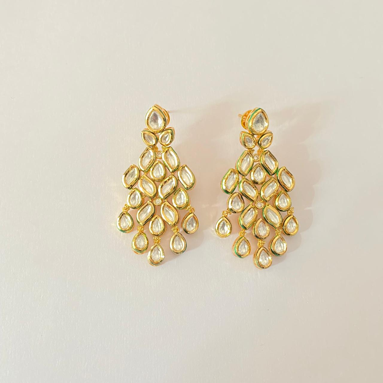 Kundan Gold plated latest design Earring