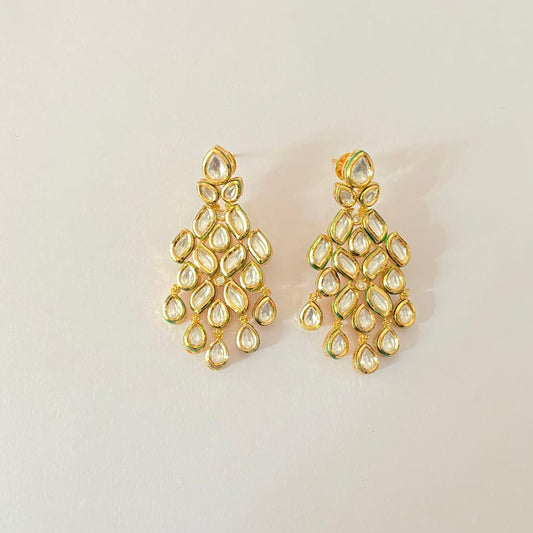 Kundan Gold plated latest design Earring