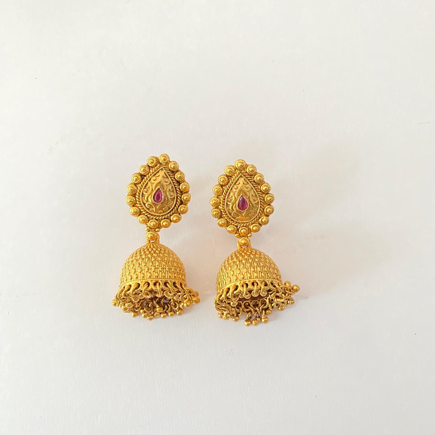 Antique Gold Plated Traditional Heavy Necklace Set