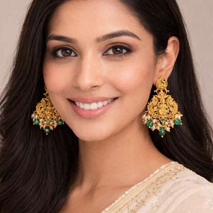 Laxmi Gold Plated latest Earring