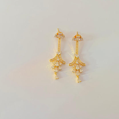 Diamond Classic Gold plated party wear Earring