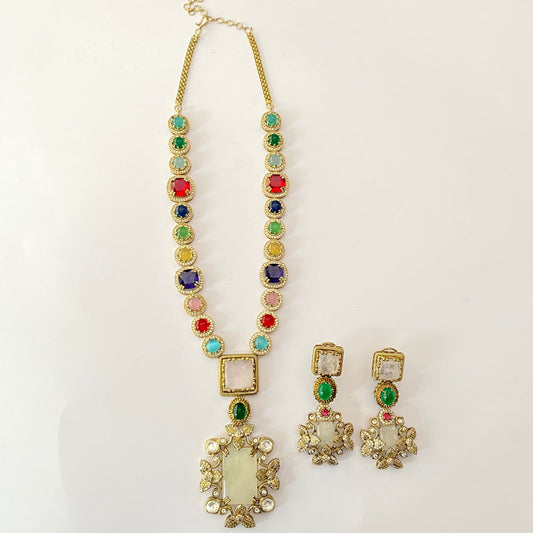 Long Multi Sabyasachi Necklace Set