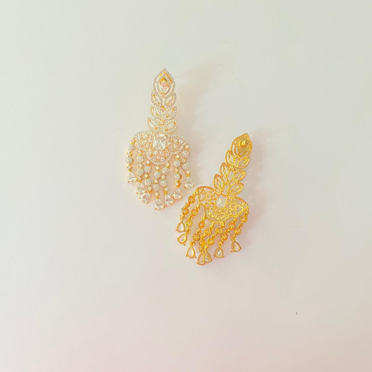 Gold Plated Dangler Earring