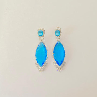 Aqua A.D Dangler Earring