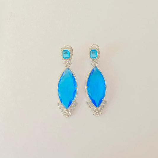 Aqua A.D Dangler Earring