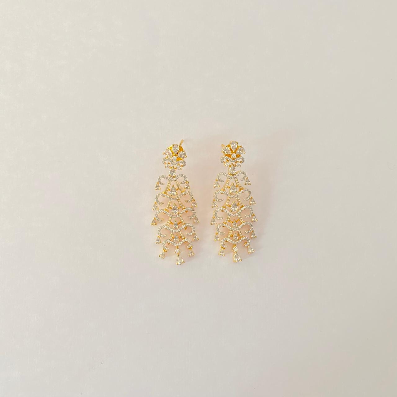 Gold Plated Dangler Earring