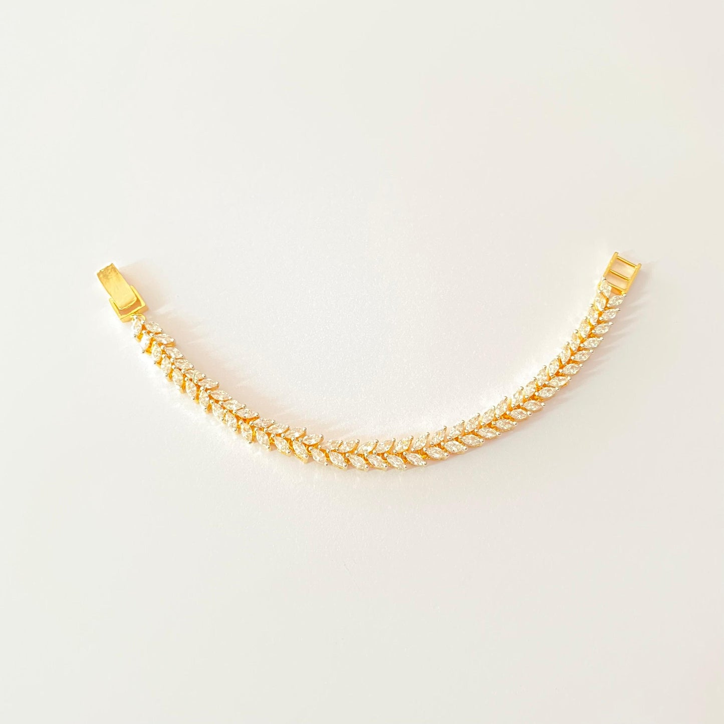 Gold Plated A.D Latest Design Bracelet