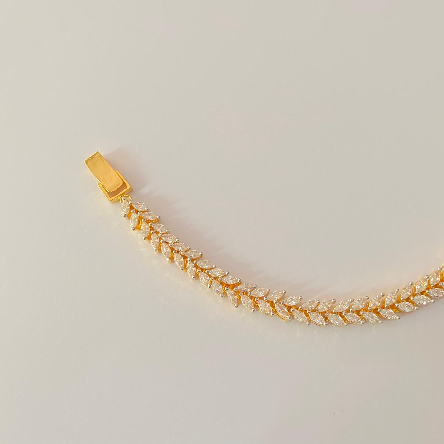 Gold Plated A.D Latest Design Bracelet