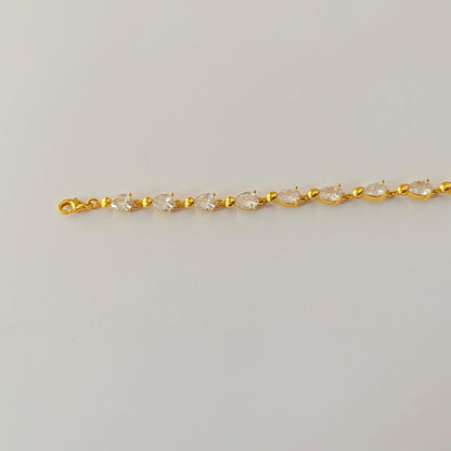 Gold Plated A.D Latest Design Bracelet