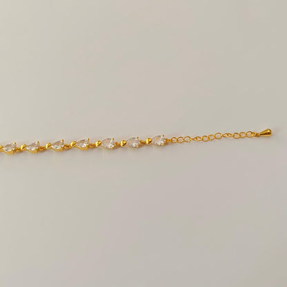 Gold Plated A.D Latest Design Bracelet
